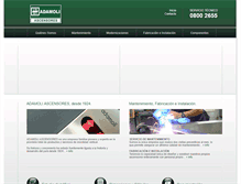 Tablet Screenshot of adamoli.com.uy